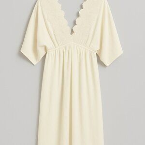 Rosie Pope Cream Silk Maternity Dress – Size Medium (EUC)